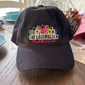 Black Kids Cap with Colorful Embroidery